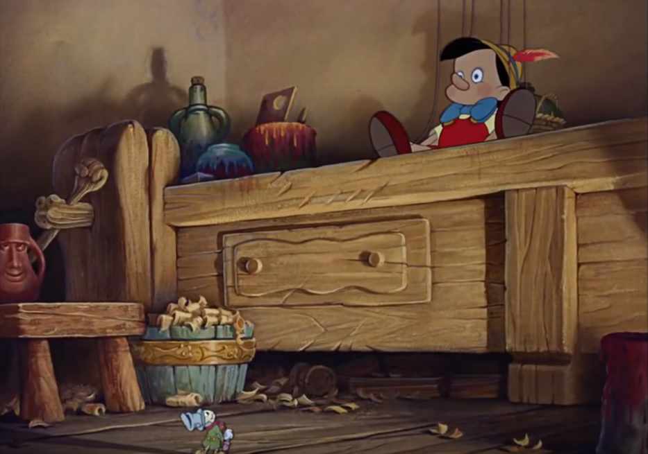 Pinocchio - first scenes